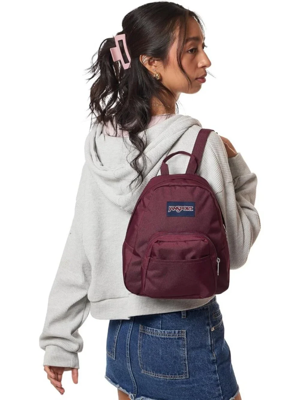 Mini Backpack 10.2L Half Pint - Small Cherry Red Bag for Travel & Everyday Use